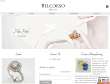 Tablet Screenshot of belcorsojewelry.com